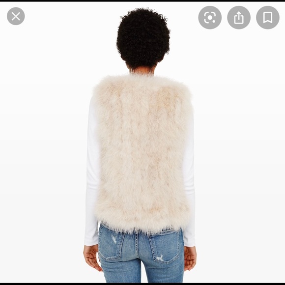 Club Monaco violet feather vest - Picture 5 of 5